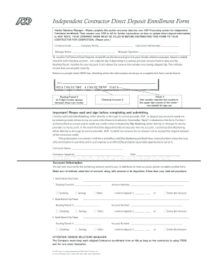 Free Adp Direct Deposit Authorization Form